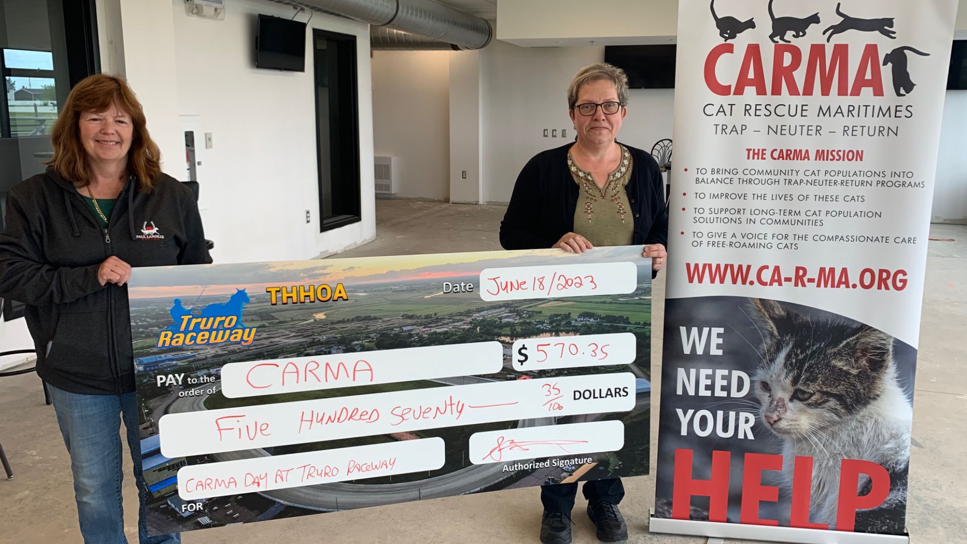 CARMA raises $570.35 on June 18th